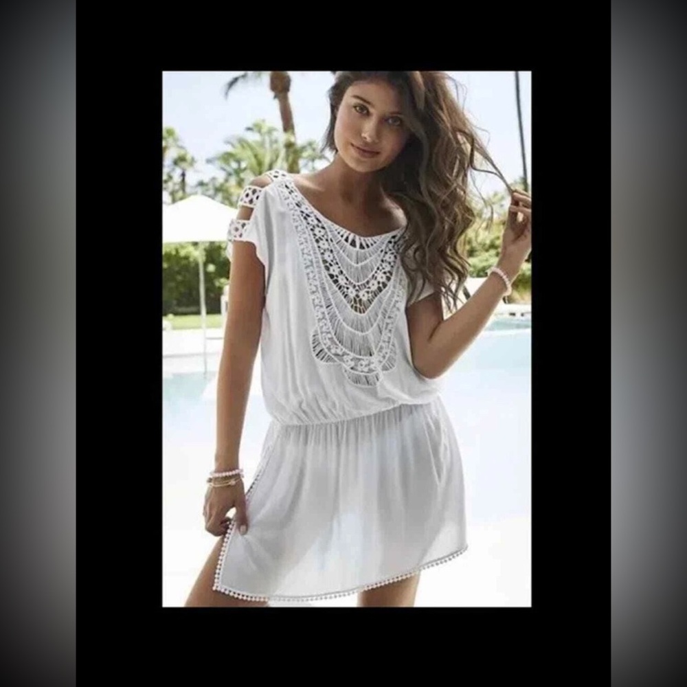 PILYQ white water lily coverup Size XS/S